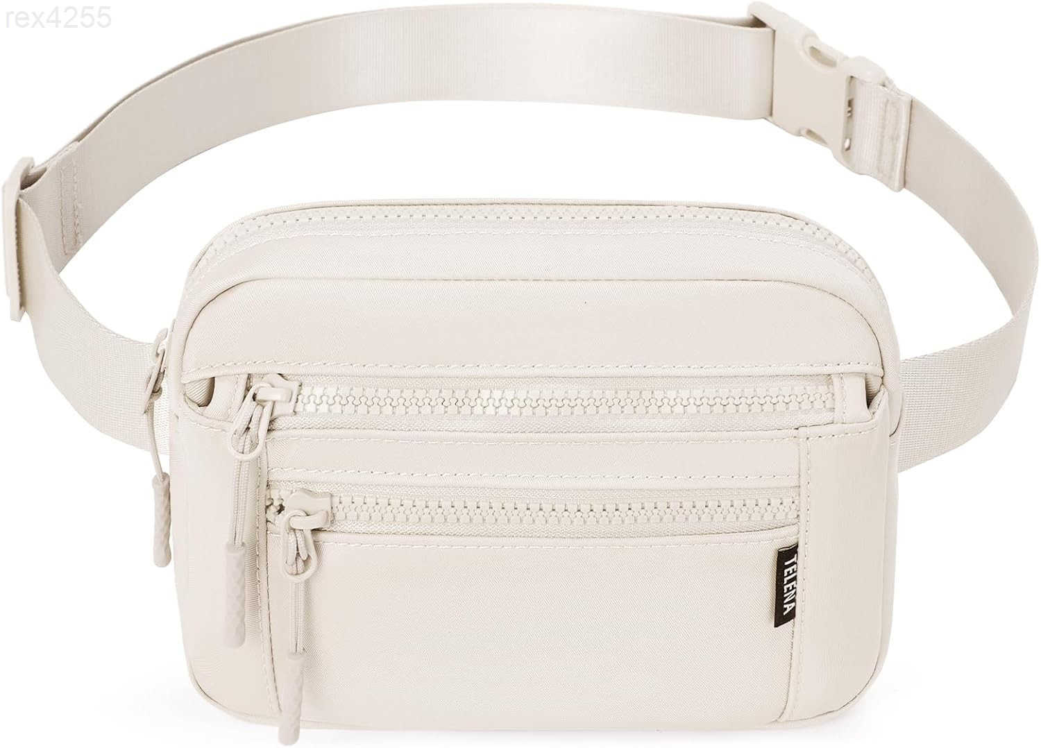 Fanny Packs for Women Men Fashionable Cross Body Belt Bag with Adjustable Straps BeigeW250912