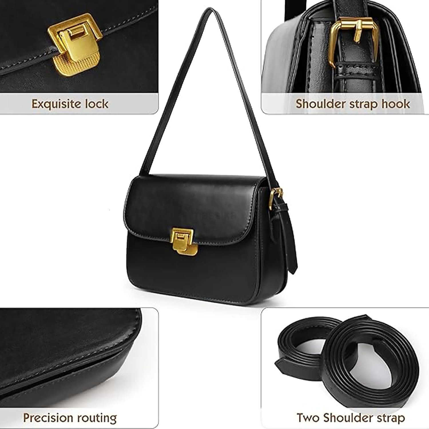 Brown Purses for Women Black Shoulder Purse Vintage Bags Trendy Womens Red Small Tote Handbags M250912