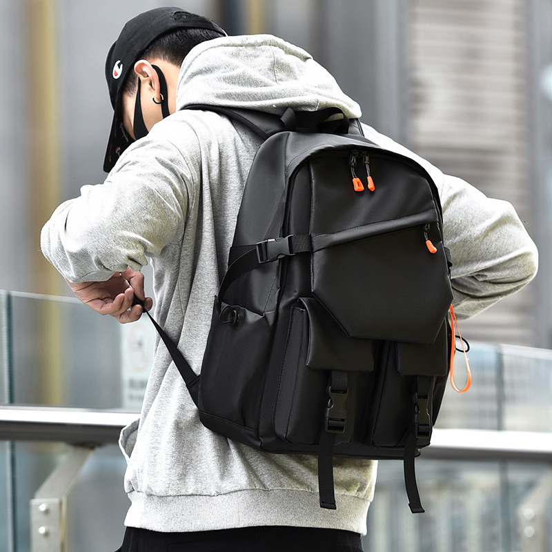 Double Shoulder Bag Large Capacity Casual Trendy Sports Laptop Luxury Bag Men S Designer Bag High School High School Free Shipping College Student Tra