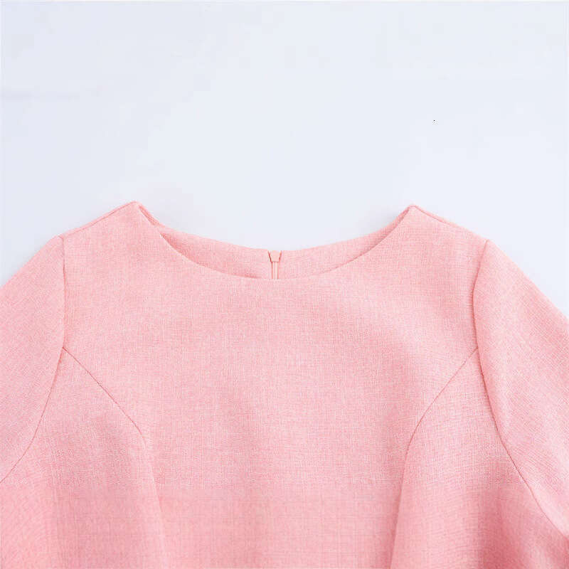 DHEssentials Spring New Women's Slim Fit Casual Strap Dress Youthful Elegant Style