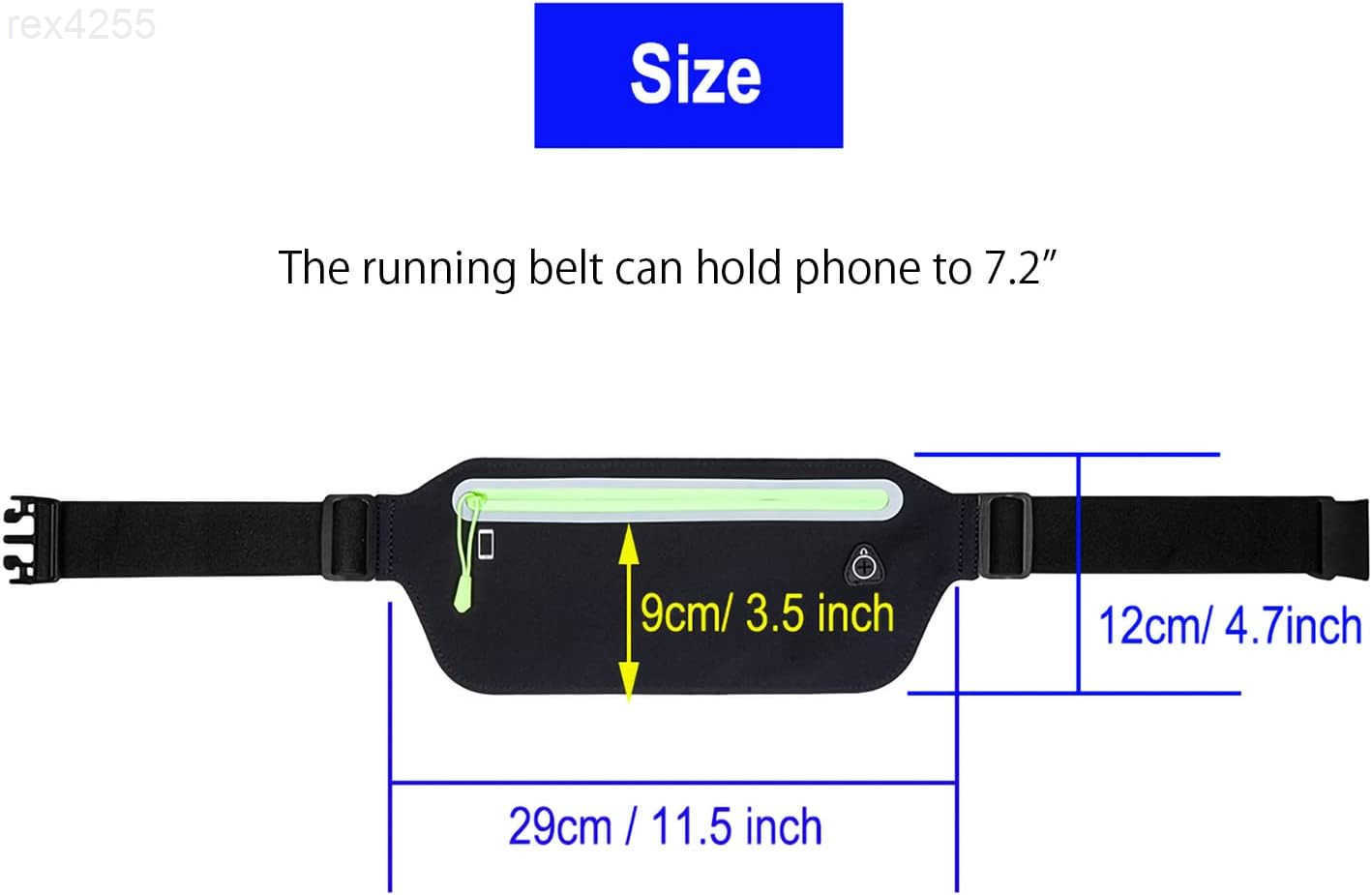 Running BeltSlim Running Fanny Pack Waterproof Runner Workout Exercise Phone Waist Pack Belt Pouch Bags for Women Men iphone GymW250912