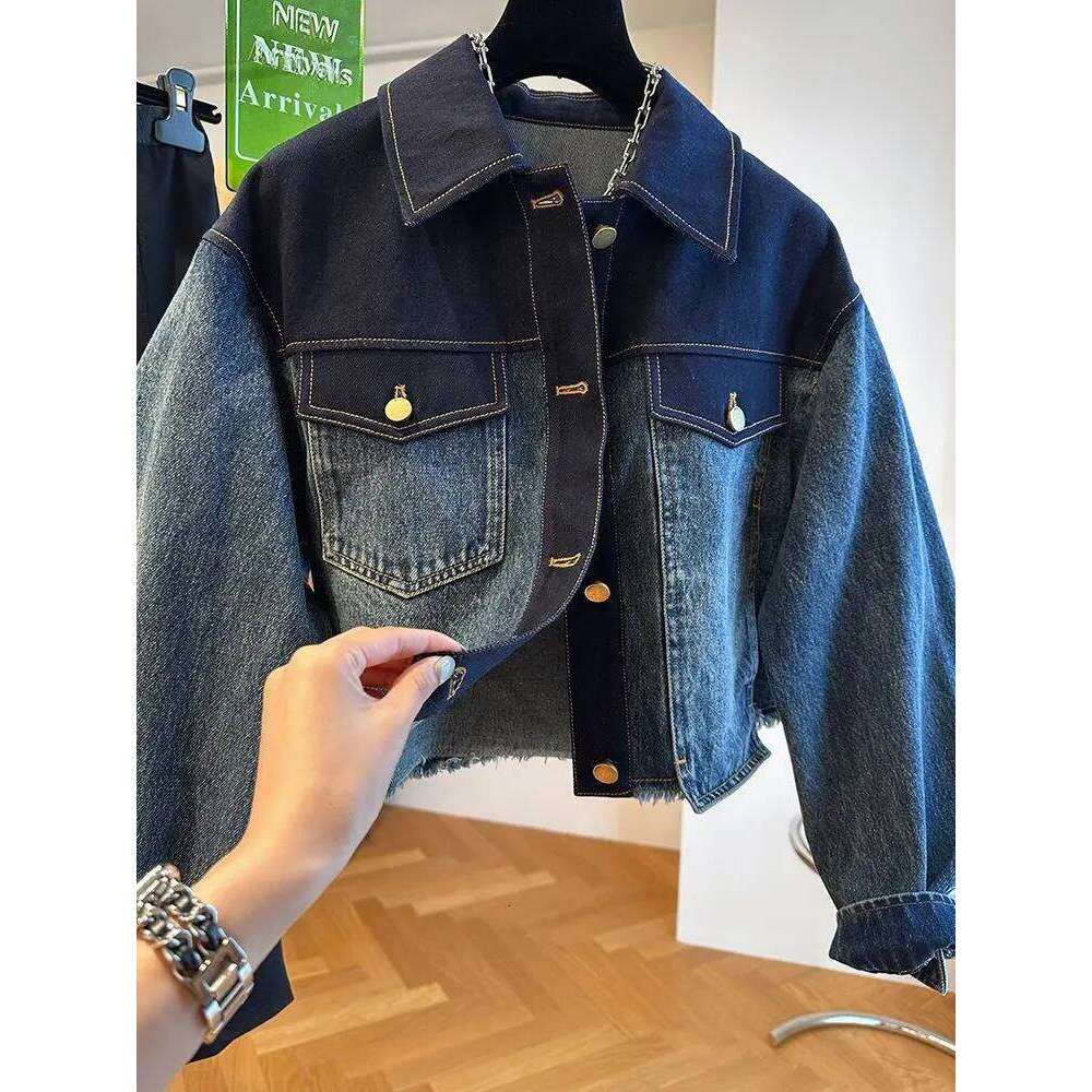 Chaquetas Para Mujer Short Denim Coat Vintage Autumn Y2k Top Korean Jeans Jacket Women Fashion Streetwear High Clothes