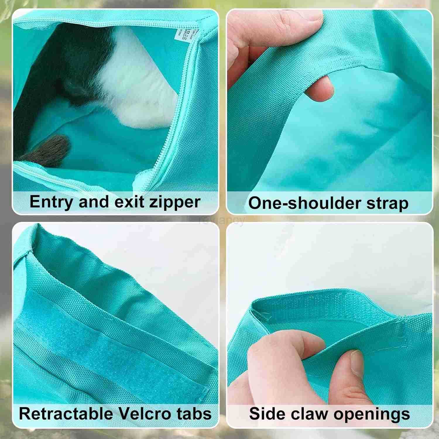 Cat Carrier Pouch Aberfields Cat Carrier Douch Cat Nail Clipping Cleaning Grooming Restraint Bag Very Suitable for Going Out with a KittenW250912