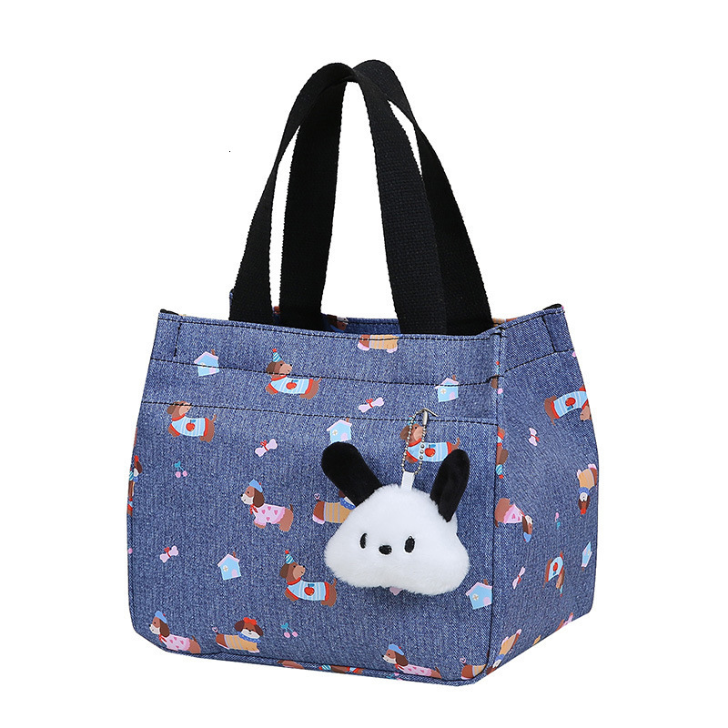 Designer Bag Fresh Style Umbrella Bag With Water Bottle Holder Eco Friendly Waterproof Fabric Luxury Bag Handheld Lunch Box Bag Bento Snack Bag Mommy 