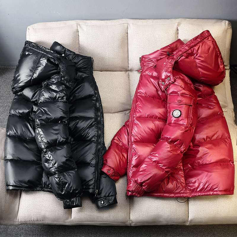 Fashion Men Women Hooded White Duck Down Jacket Thick Warm Couples Autumn&Winter Winter Clothing Down Outwear Jackets Coats Chic
