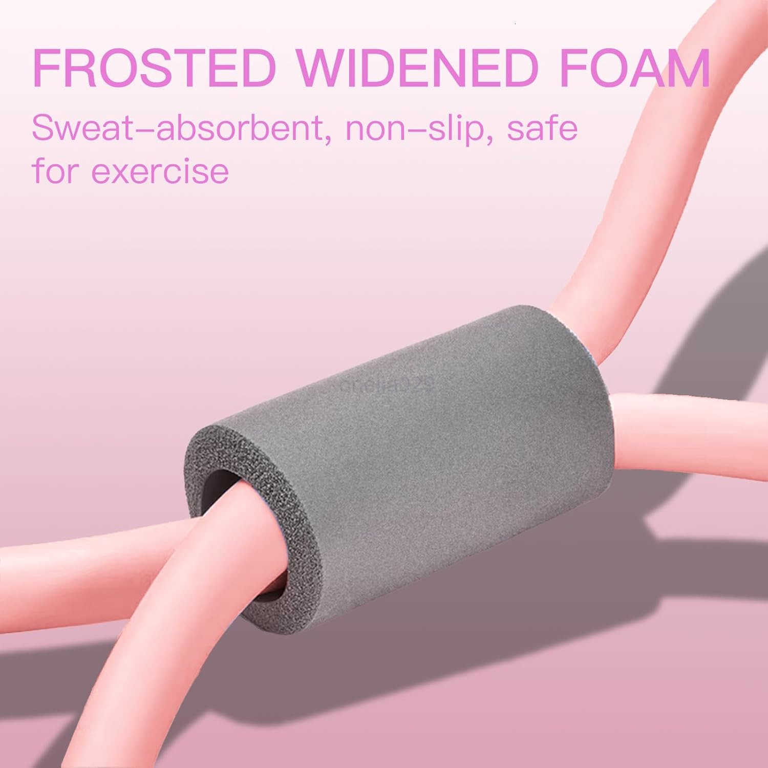 8 FitnESS Resistance Bands with HandLEs 4Piece Set for FullBody Workouts Ideal for Strength Training Physical Therapy and Home Gym W250912