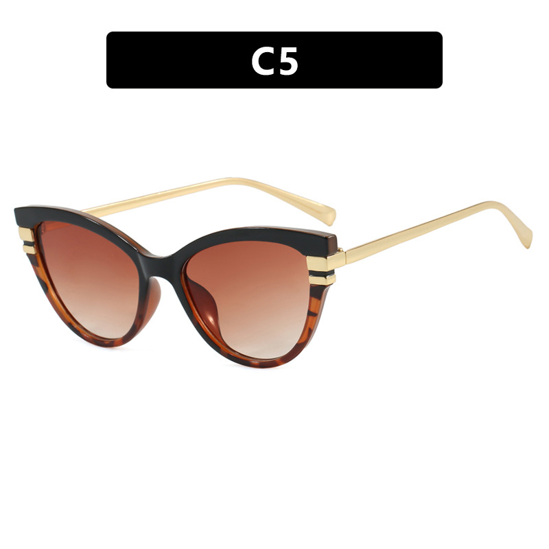 Triangle Cat Eye Sunglasses 2025 New Two Tone Retro Vintage Shades Women Men Fashion Sun Glasses Luxury Acetate Eye wear