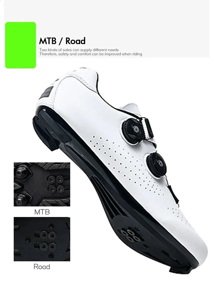 Professional Mountain Bike Cycling Shoes MTB Flat Cleat SPD Outdoor SelfLocking Big Size 48 Racing Bicycle Sneakers Men w250912