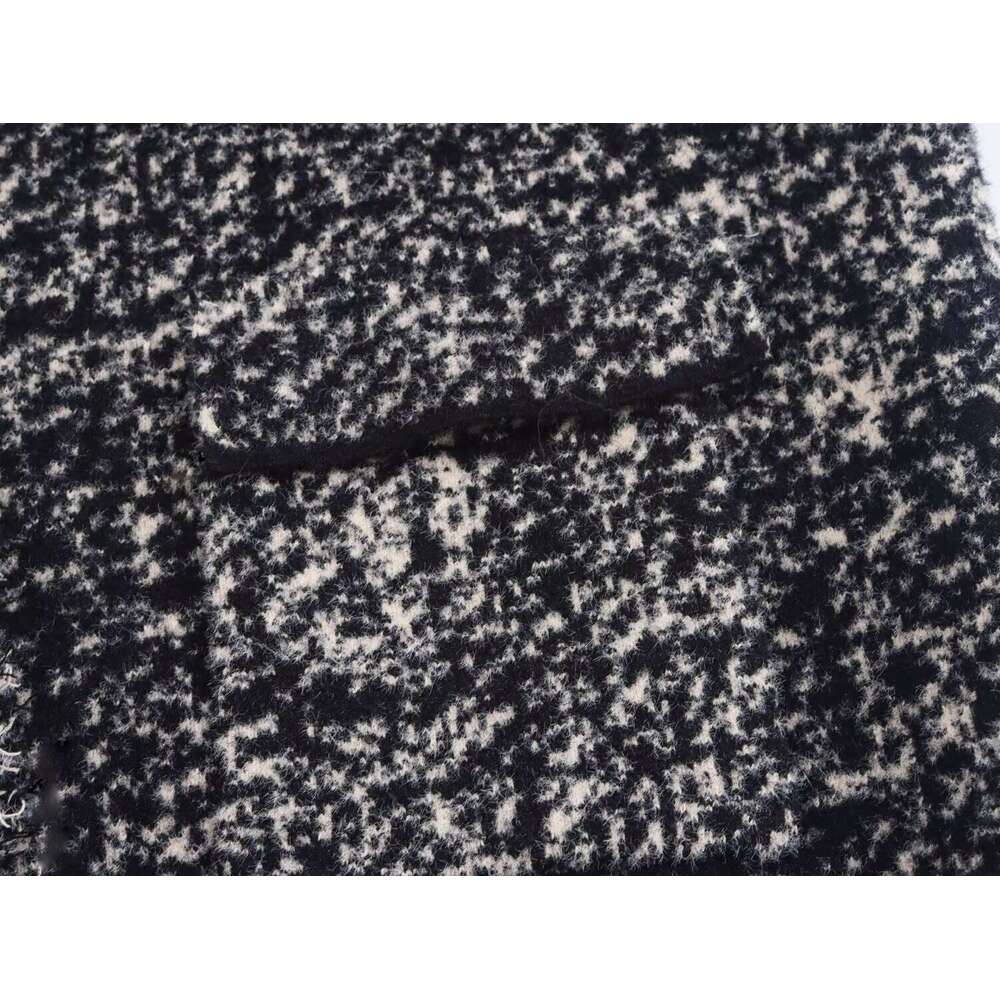 DHEssentials French Style Small Fragrance Tassel Fashionable Chic Dot Fringe Sleeveless Vest Cardigan