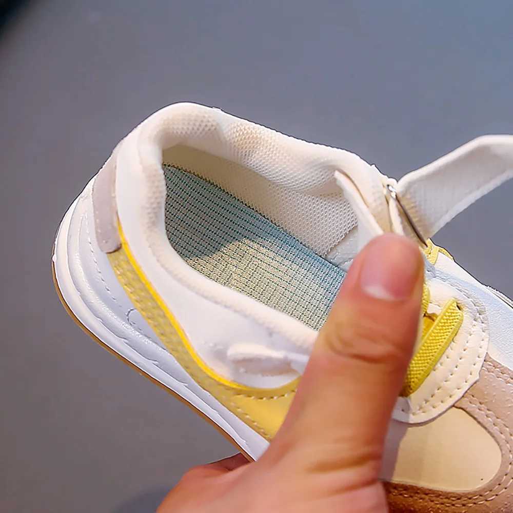 Autumn Sport Shoes For Children PU Leather Waterproof Boys Girls Tennis Shoes Softsoled Antislippery Kids Sneakers Footwear Y250912