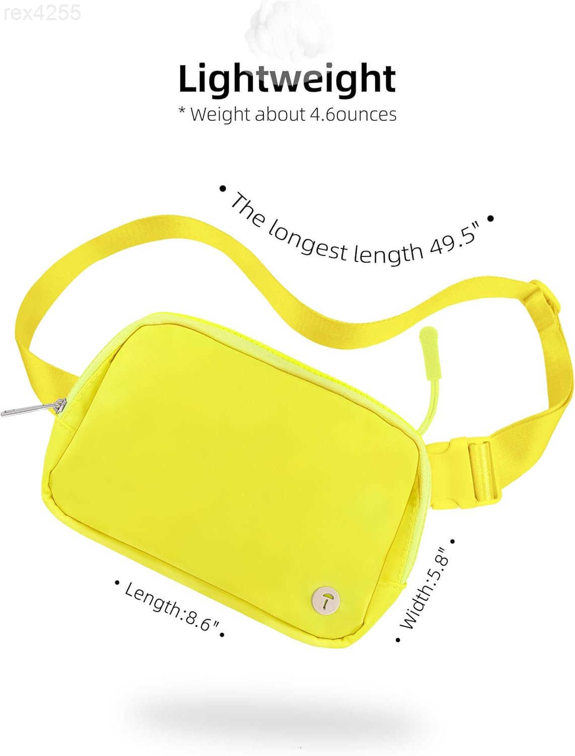 Belt Bag For Women Girls Kids Fanny Pack Crossbody Bag Fashionable Waist Packs With Adjustable Strap Waterproof For Travel Walking Running Hiking Neon