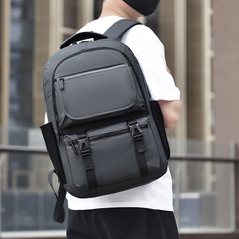 New Simple Casual Backpack For Men Large Capacity Commuter Free Shipping Laptop Backpack Outdoor Water Resistant Designer Bag Luxury Bag Travel Backpa