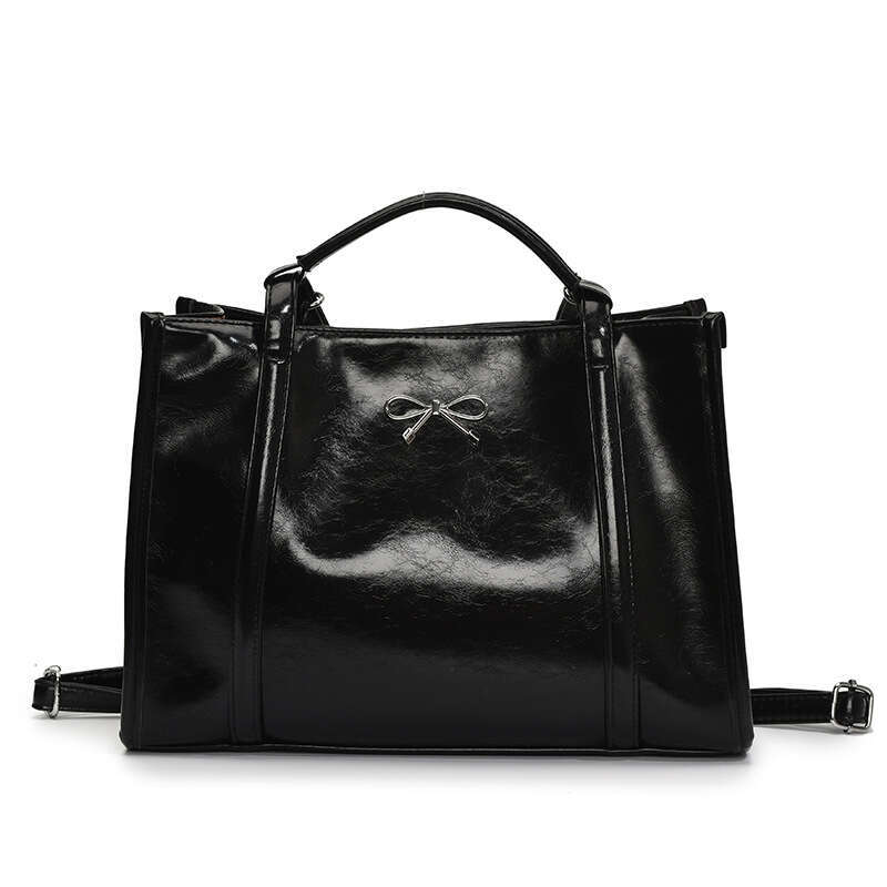 Korean High-End Large Capacity Single Shoulder Tote Bag Niche Designer Bags Casual College Style Versatile Soft Leather Backpack for Women