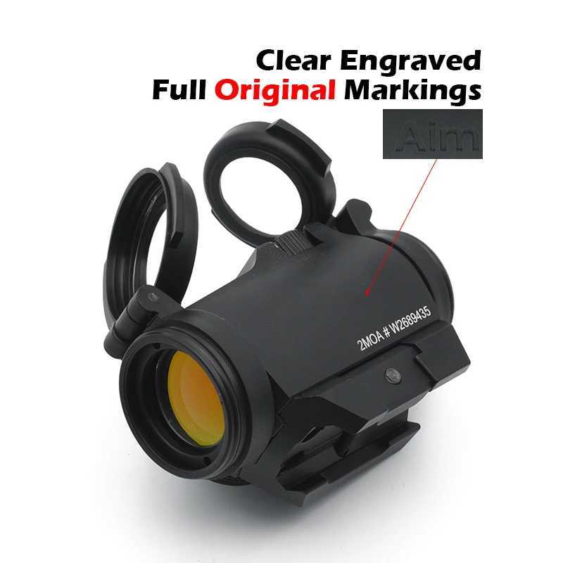 New Evolution Gear 2MOA Red Dot Reflex Sight 1x20m for Hunting Airsoft Rifles with Basic Mounts Full Markings C250912