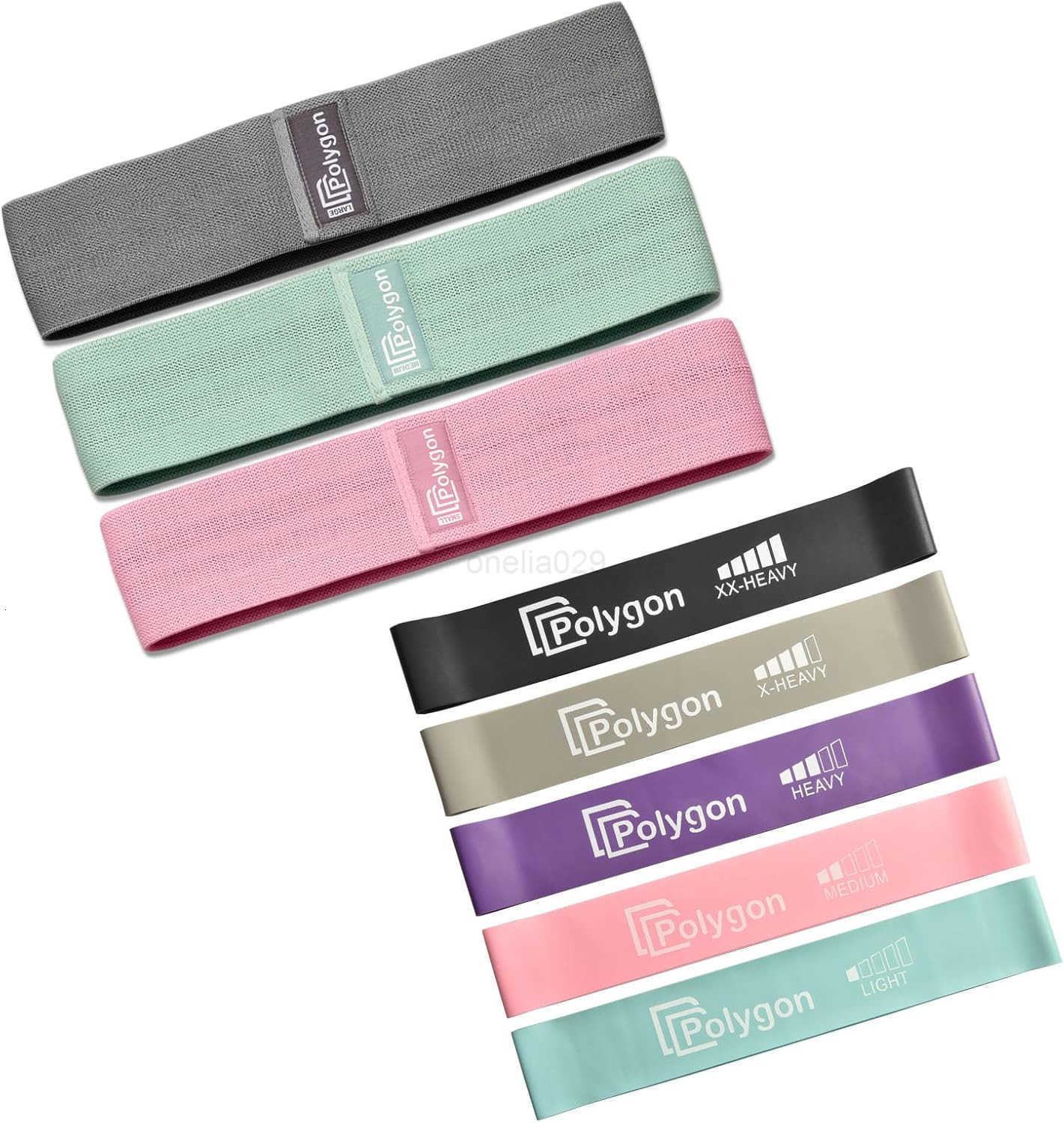 Resistance Bands for Working Out NonSlip Fabric Booty Bands for Women and Men Exercise Bands for Legs and Butt Glute Hip Workout Pilates Home Fitness 