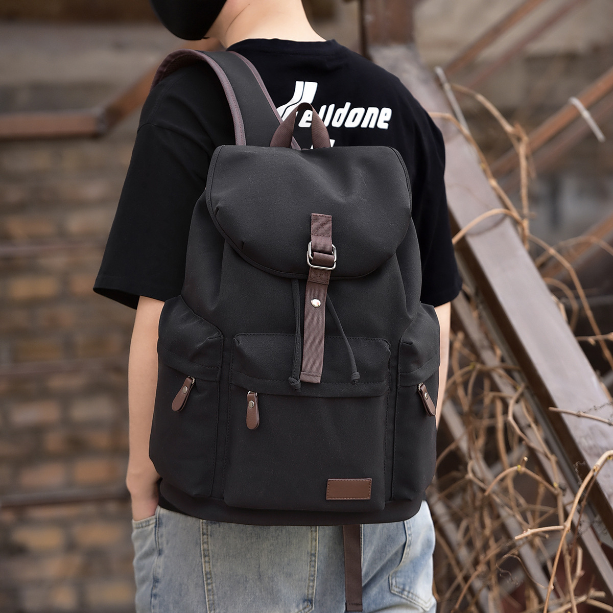 New Backpack For Men And Women High School And College Students Free Shipping Designer Bag Trendy Casual Large Capacity Luxury Bag Travel Backpack Men