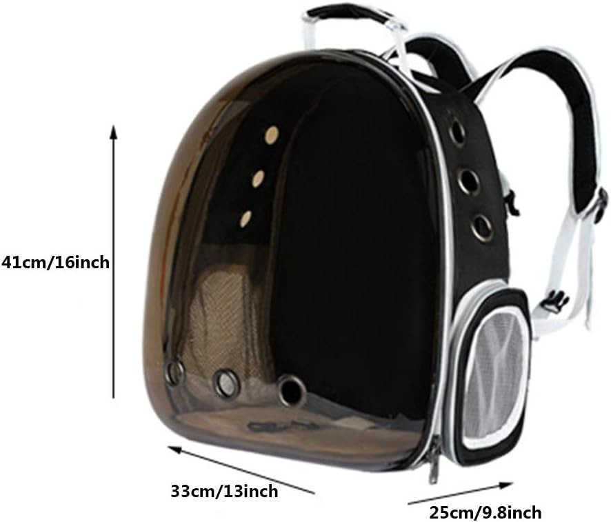 Cat Backpack CarriersPet Bubble BackpackPet Capsule KnapsackSmall Space Pet Travel BagWaterproof Breathable Pet Carrier Airline Approvedfor TravelHiW2