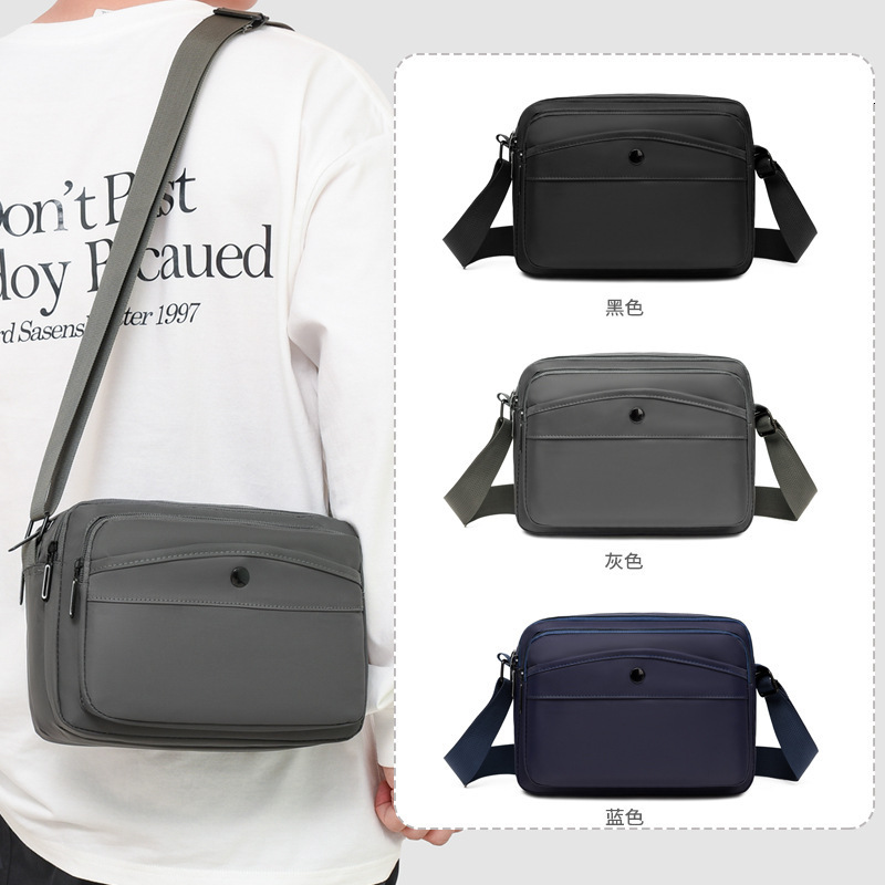 Men S Single Shoulder Bag New Fashion Trend Versatile Designer Bag Simple Free Shipping Nylon Crossbody Bag Luxury Bag Business Daily Commute Casual H