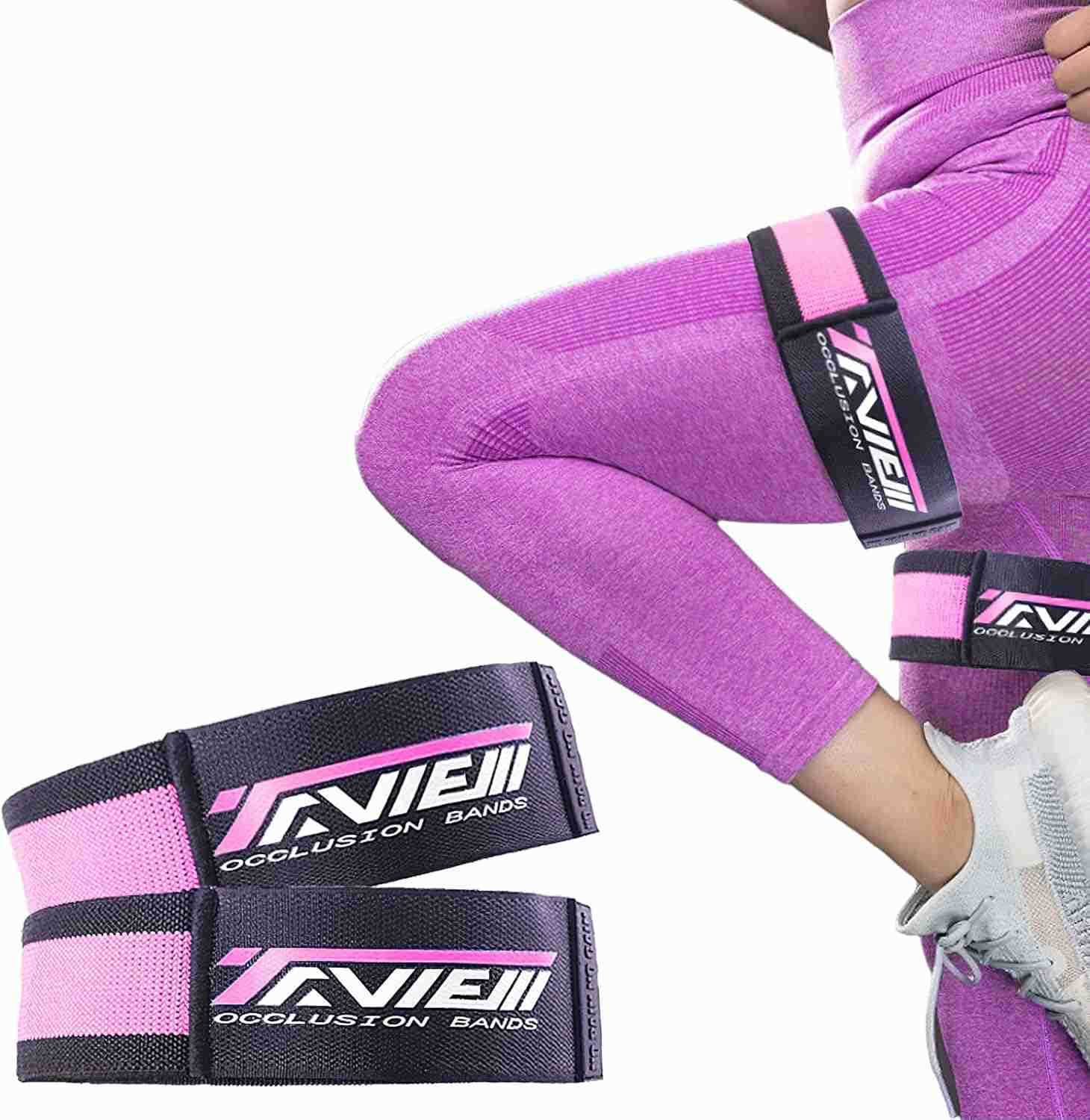 Bands for Women Glutes Hip Building Blood Flow Restriction Bands BFR Bundle Booty Bands Best Fabric Resistance Bands for Exercising Your Butt Squat Th