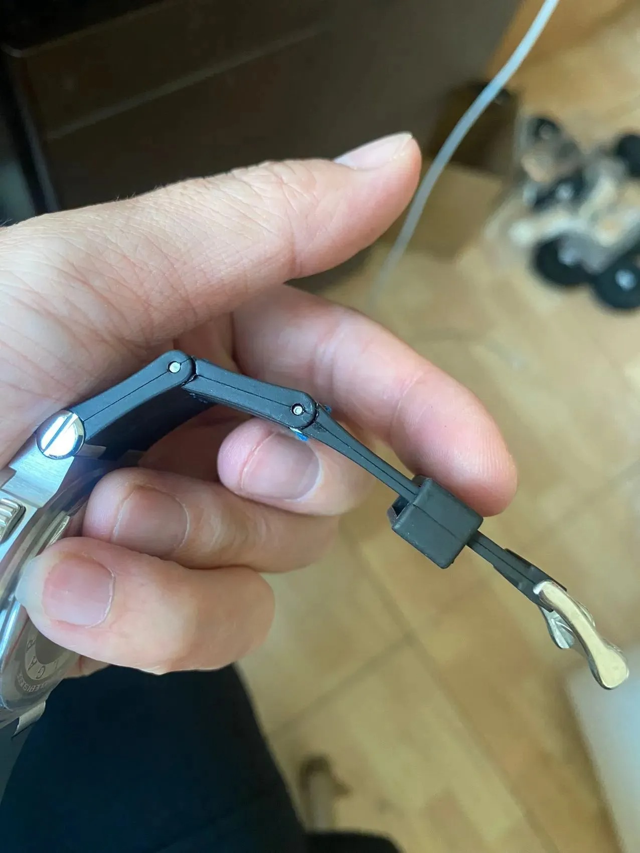 U1 Top Factory AAA Men's Watch Sapphire Mirror Quality quartz ALUMINIUM chronograph movement Rubber strap 44mm thickness Designer Watch Chronogra