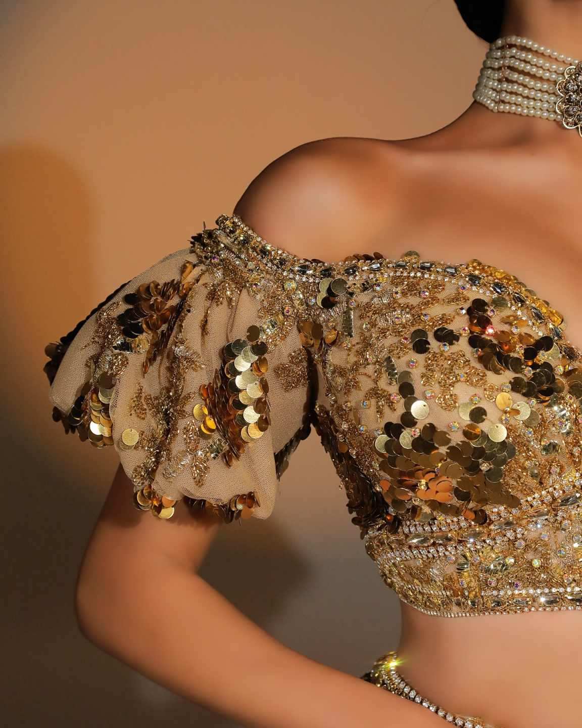 Sexy Evening Dress 2 pieces Sweetheart Short Sleeve Appliques Sequins Rhinestone Beading Celebrity Birthday Party Customized