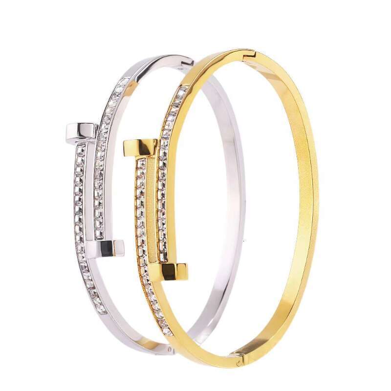 Bracelet Designer Bracelets for women Luxury jewelry Copper plated with 18K gold High-quality fashion Zircon inlay bangle Holiday and vacation gifts