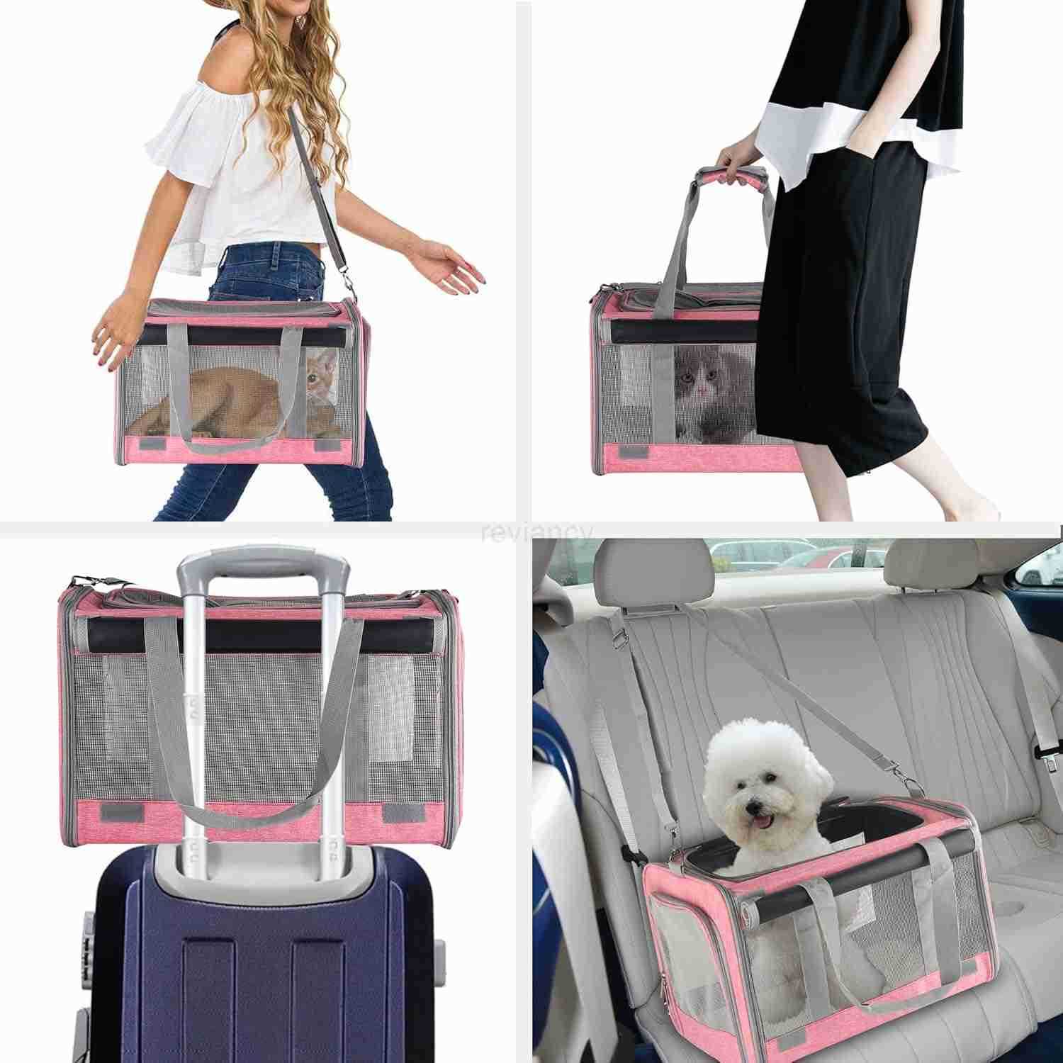 Dog SoftSided Carriers Cat SoftSided Carriers Dog Carriers Cat Travel Carrier Dog Travel Bag Reptile Carrier Squirrel Carrier Guinea Pig carrierLarge 
