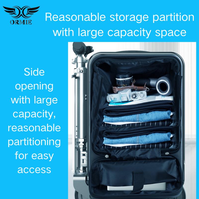 ORMIE Innovative Electric Scooter Suitcase - Stylish, Multifunctional Travel Companion for Modern Explorers SE3S
