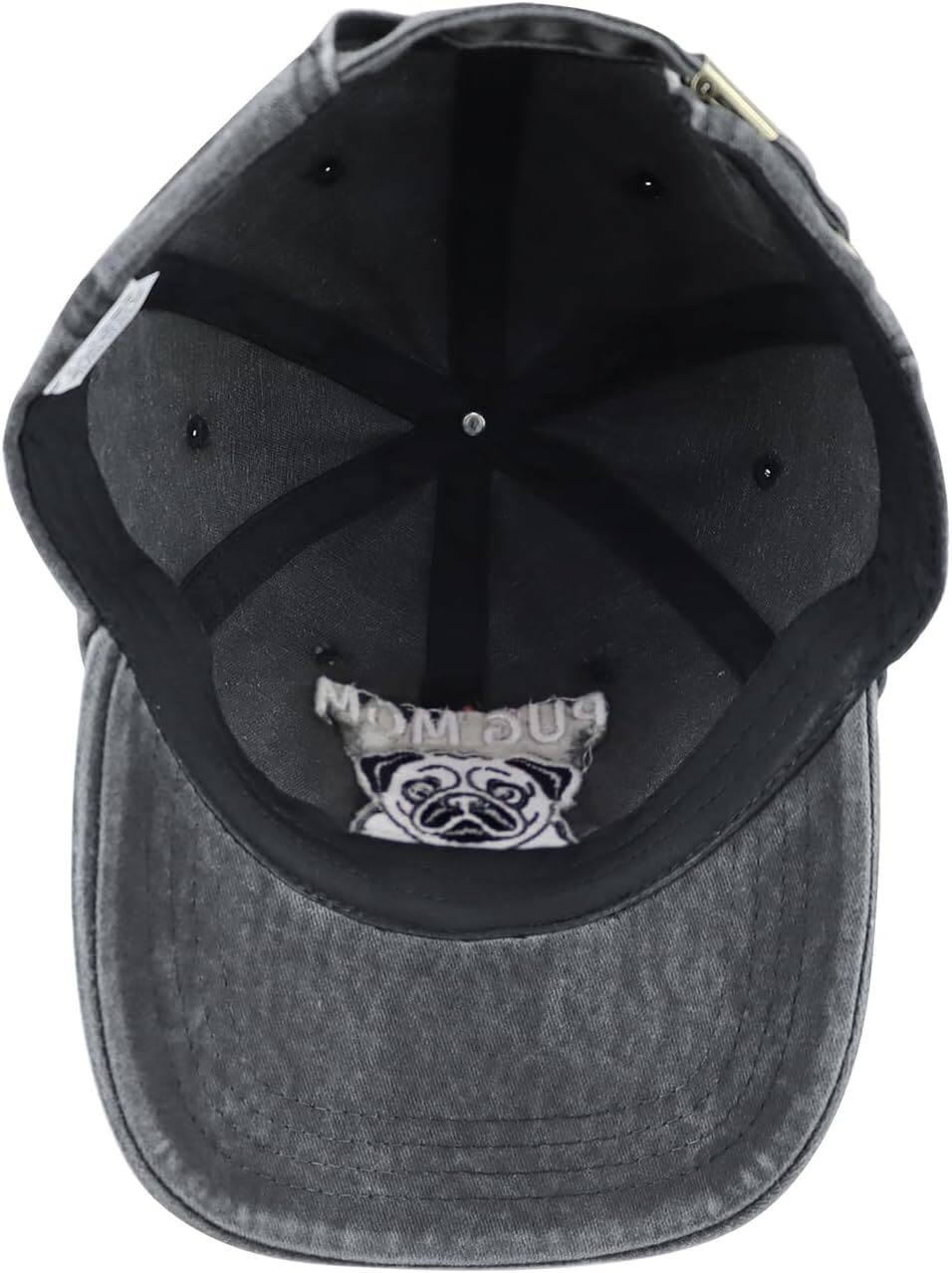 Dog Lover Hat for Men Women, Funny Adjustable Embroidered Cotton Pug Mom and Dad Baseball Cap