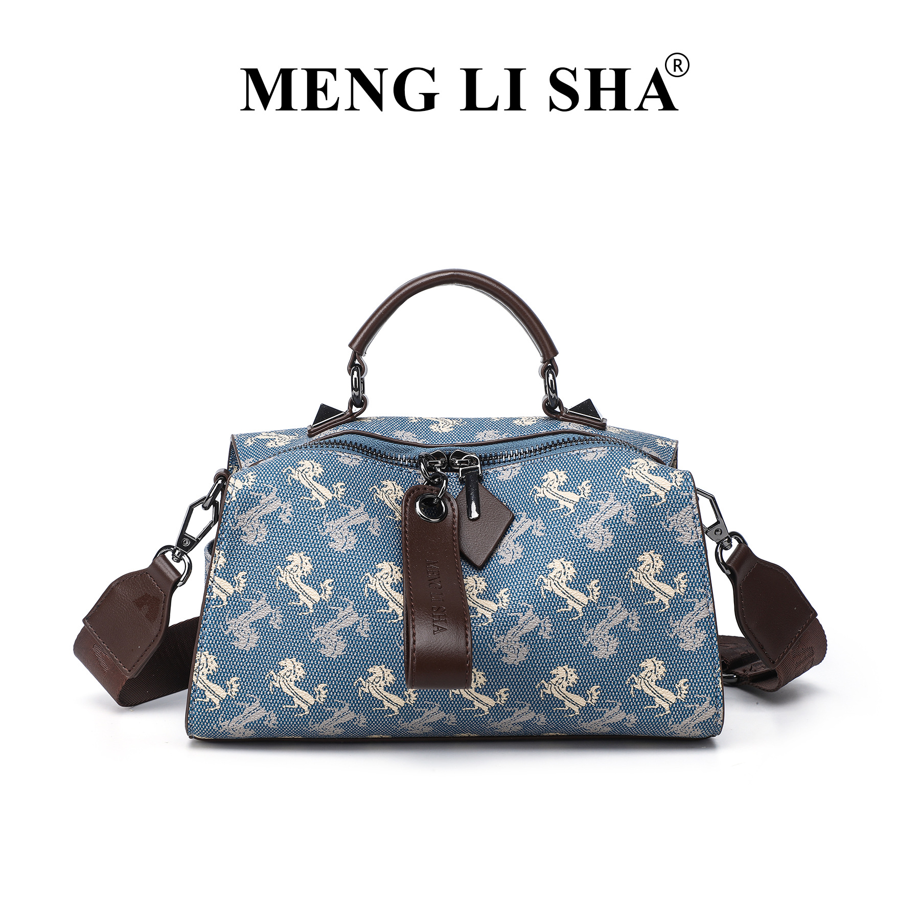 New Free shipping designer bags for womens Shoulder bags pink blue brown European and American retro hand-held fashionable versatile tote bag
