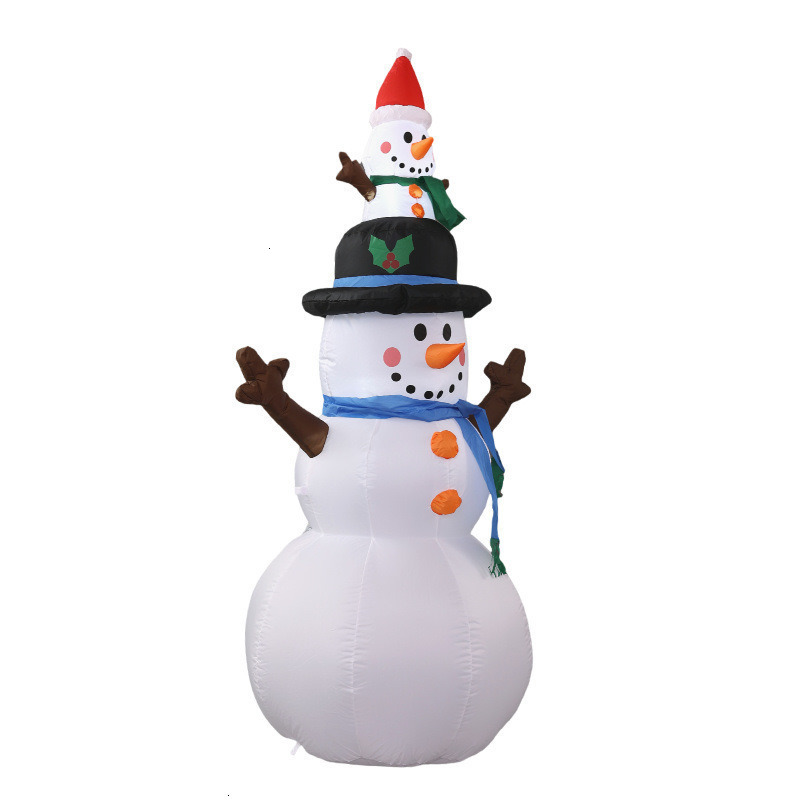 Hot Sale Factory Direct 1.5m/5FT Inflatable Christmas snowman Supplies for Courtyard Decoration party outdoor yard garden Lawn toys and decoration
