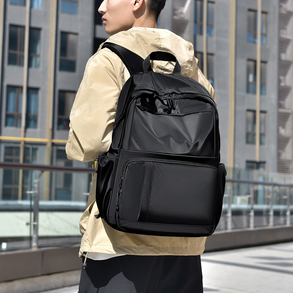 Computer Luxury Bag Bag Student Free Shipping Backpack Double Shoulder Bag Men S Simple Casual Large Capacity Backpack Water Resistant Designer Bag Me