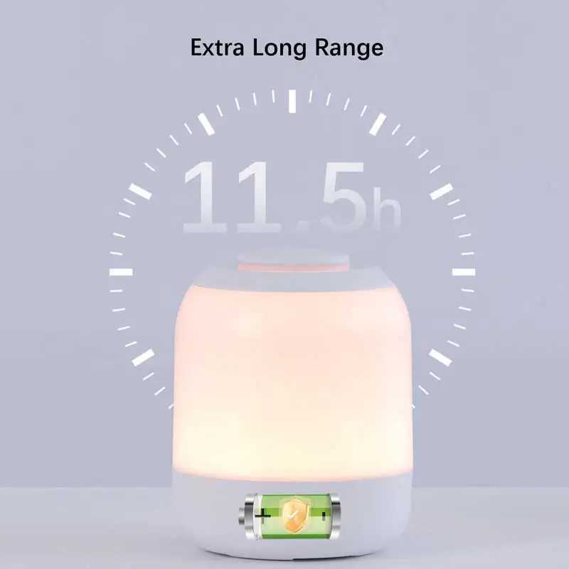 LED Night Lights 3 Brightness USB Rechargeable Table Lamp Portable Bedside Light for BedroomGarageBedroom Study Room C251122