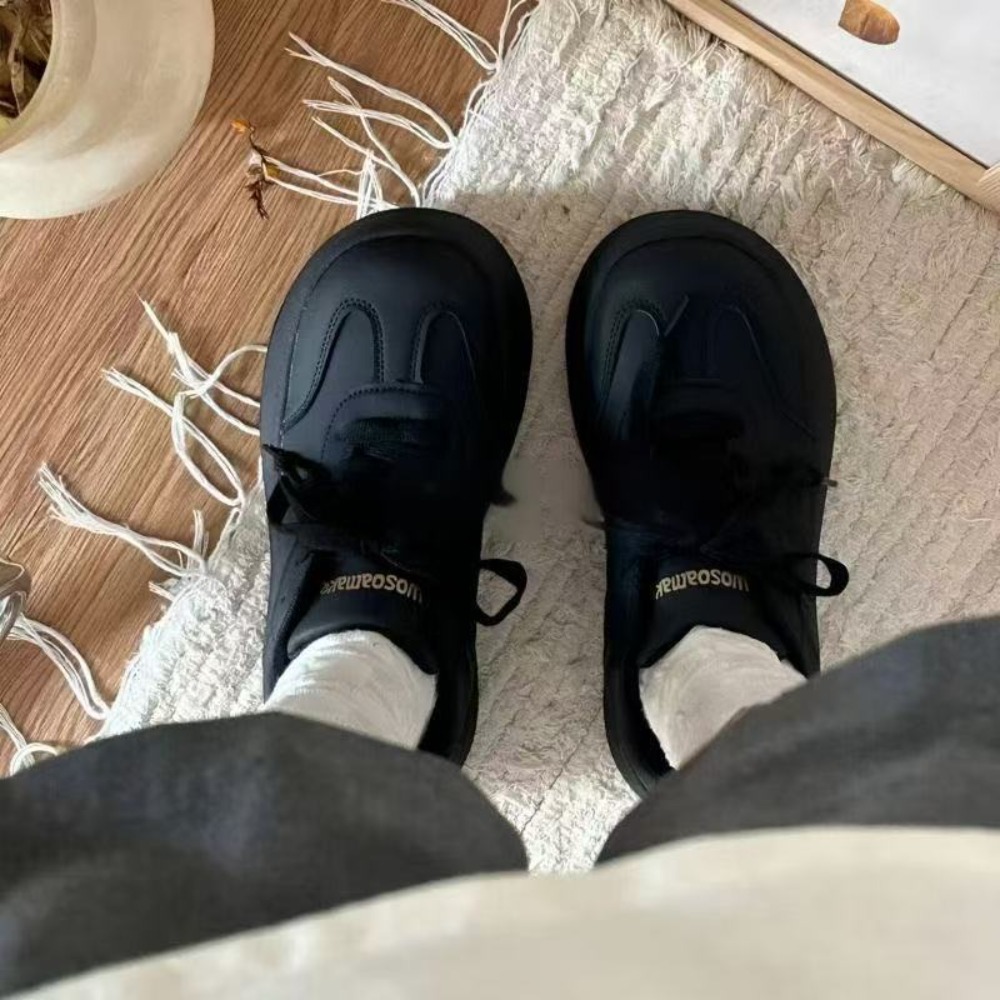 Women Casual Sneakers Spring Fashion Women High Quality Flats Vulcanized Shoes Ladies Platform Walking Shoes Black Rubber Outsole Breathable Zapatilla