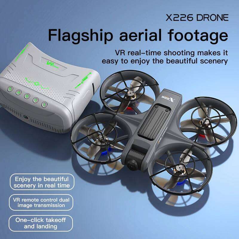 Drones X226 Screen VR Control 4K Professional Camera HD Aerial Photography Dual-Camera Omnidirectional Obstacle Avoidance Drone