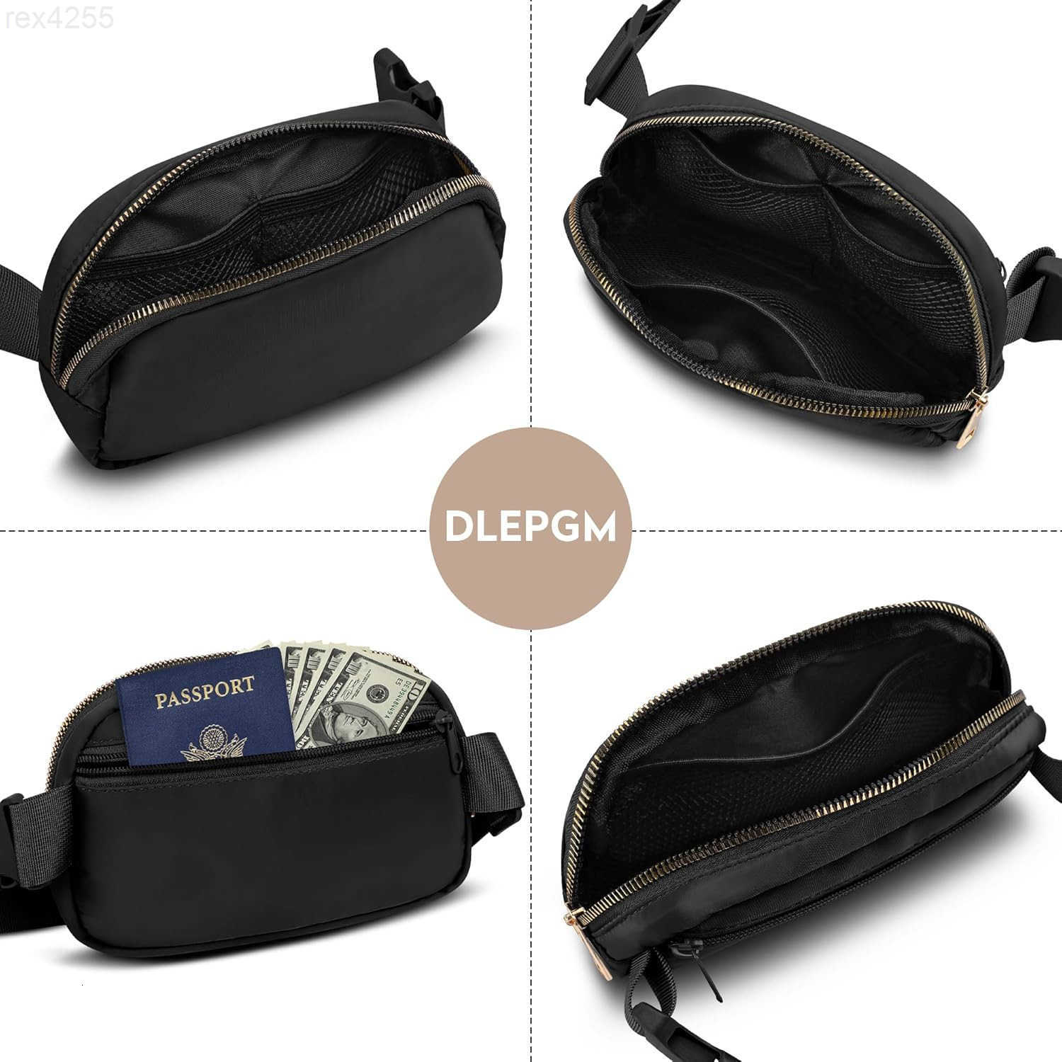 Packs for Women and Men Waterproof Waist Belt Bag With Adjustable Strap for Workout Traveling Hiking Running Camo White YDYB101W250912