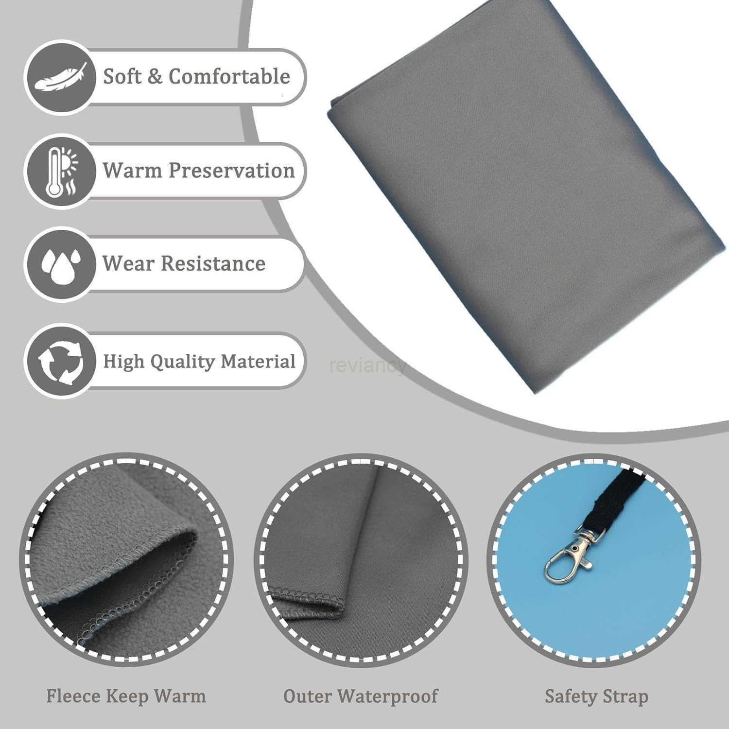 Dog Sling Carrier for Small Dogs Up to 11 lbs Dog Carrier Sling is Easy to Carry Hand Free Keep Warm GreyW250912