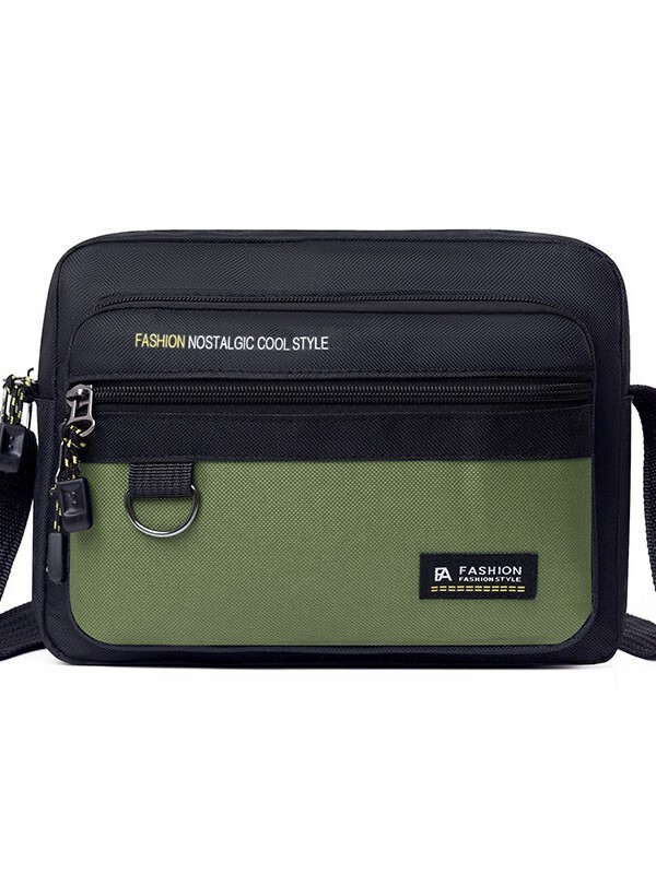 New Cheap Casual Fashion Patchwork Free Shipping Color Block Oxford Luxury Bag Cloth Small Square Bag Single Shoulder Crossbody Bag Designer Bag Busin