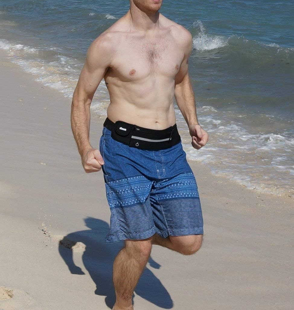 Running Belt Waist Pack Water Resistant Runners Belt Fanny Pack for Hiking Fitness Adjustable Running Pouch for Phones iPhone AndroidW250912