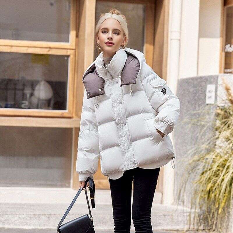 Down Women's New Short Style, Winter , Small And Thick Bread Jacket, Cotton Coat, Outerwear, Trendy