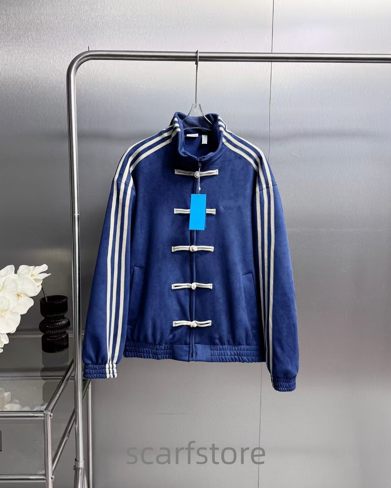 Mens Designer Pilot Jacket Fleece-Lined Cuffs with Letter Embroidery Fall/Winter Fashion Baseball Jacket