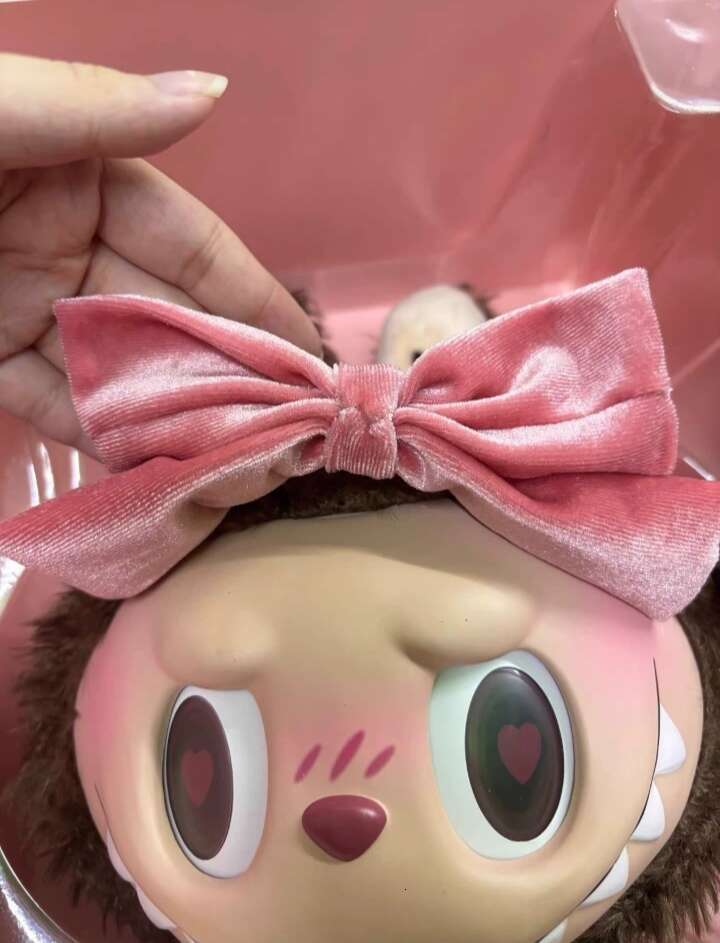 Authentic 38Cm Labubu The Monsters Catch If You Like Me Cotton Vinyl Figurines Plush Doll Blind Boxes