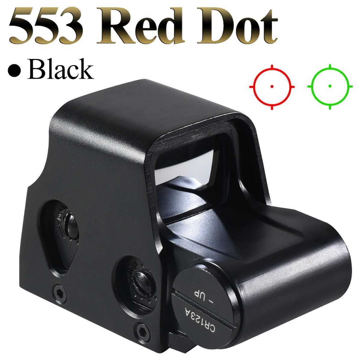 553 558 RedGreen Dot Holographic Sight Tactical Optical Reflex Adjustable Brightness for Hunting Shooting Compact Rifle Scope C250912