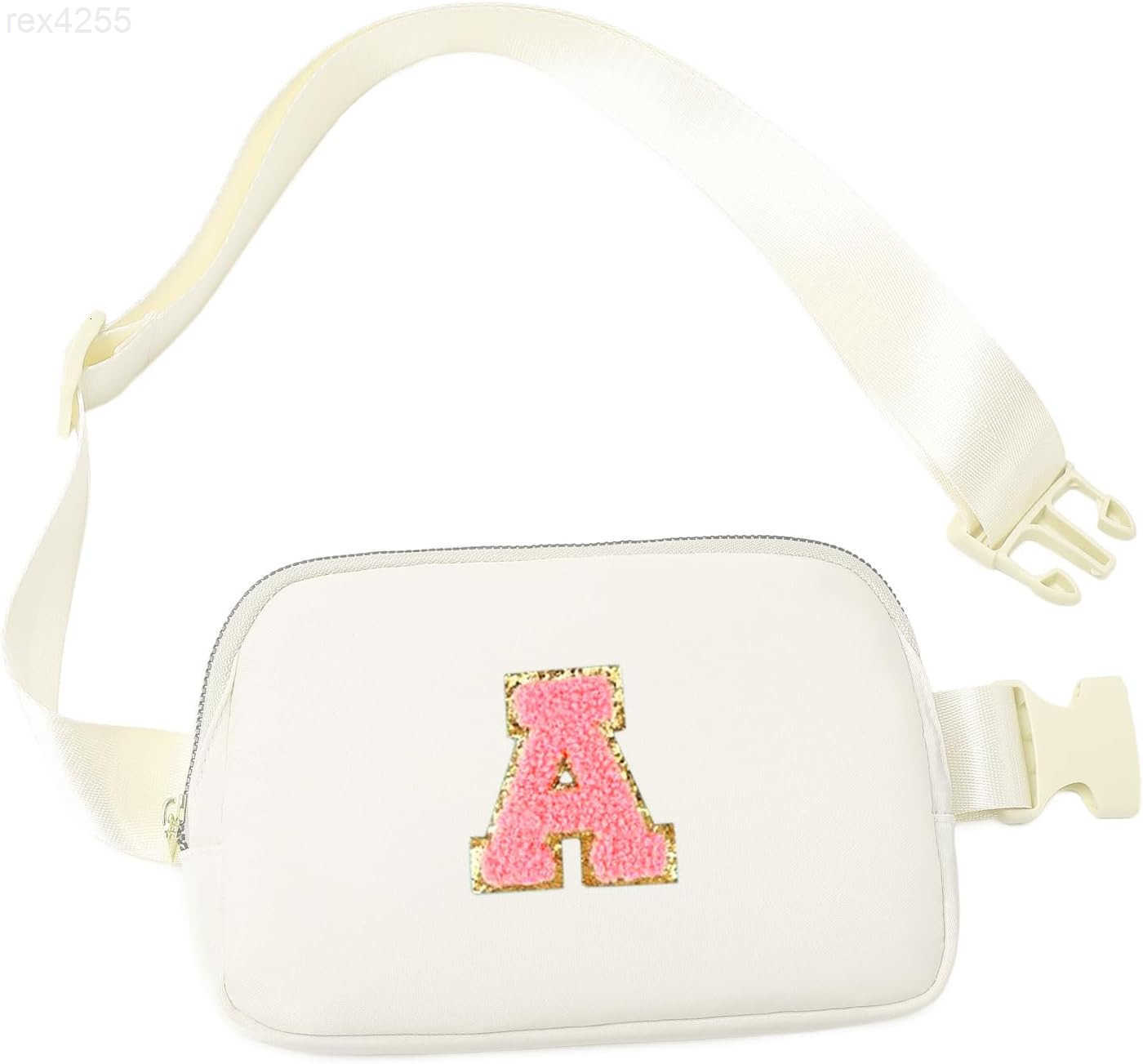 Crossbody Belt Bag for Women Large Capacity Waterproof Fanny Pack with Back Zipper Pocket Travel Waist Pack 55x82 inches PinkW250912