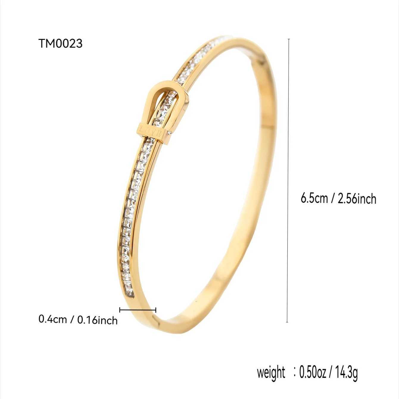 Diamonds Elegant Steel Fashion Stainl Exquisite With Light Five Luxury Flower Bracelet Fem S250912