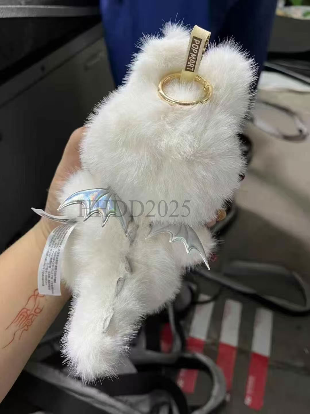 New Arrival Presale Zimomo The Monster Labubu Diy Big Leader White Limited Archangel Creative Change Doll Figure Vinyl Doll Birthday