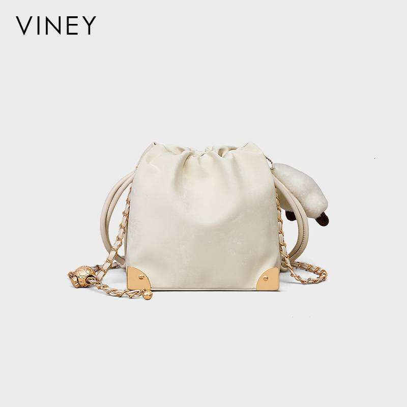 VINEY Bucket Bag For Women, 2025 New Summer Crossbody Bag, Cute And Niche, Single Shoulder Chain, Stylish Woman Box Packaging
