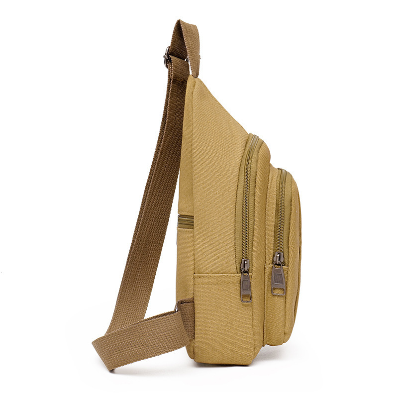 Luxury Bag Canvas Casual Crossbody Bag Men S Trendy Bag Free Shipping Large Capacity Men S Chest Bag Student Backpack Sports Outdoor Cycling Designer 