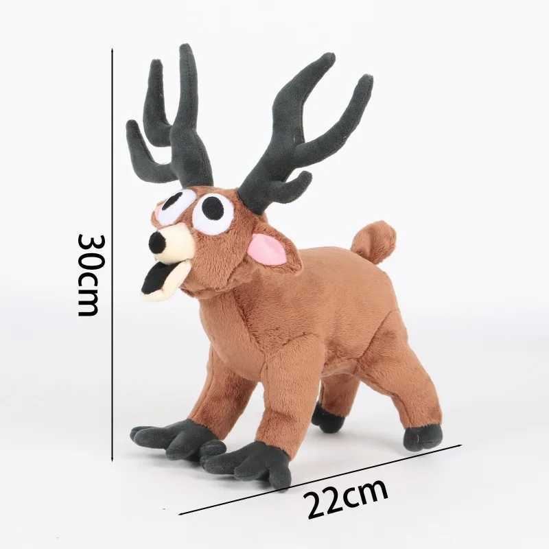 2025 New 99 Nights In The Forest Plush Game Merchandise Brown Stand And Sit Elk Deer White Owl Stuffed Doll Pillow For Kid Gifts Z250912
