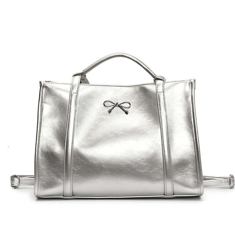 Korean High-End Large Capacity Single Shoulder Tote Bag Niche Designer Bags Casual College Style Versatile Soft Leather Backpack for Women